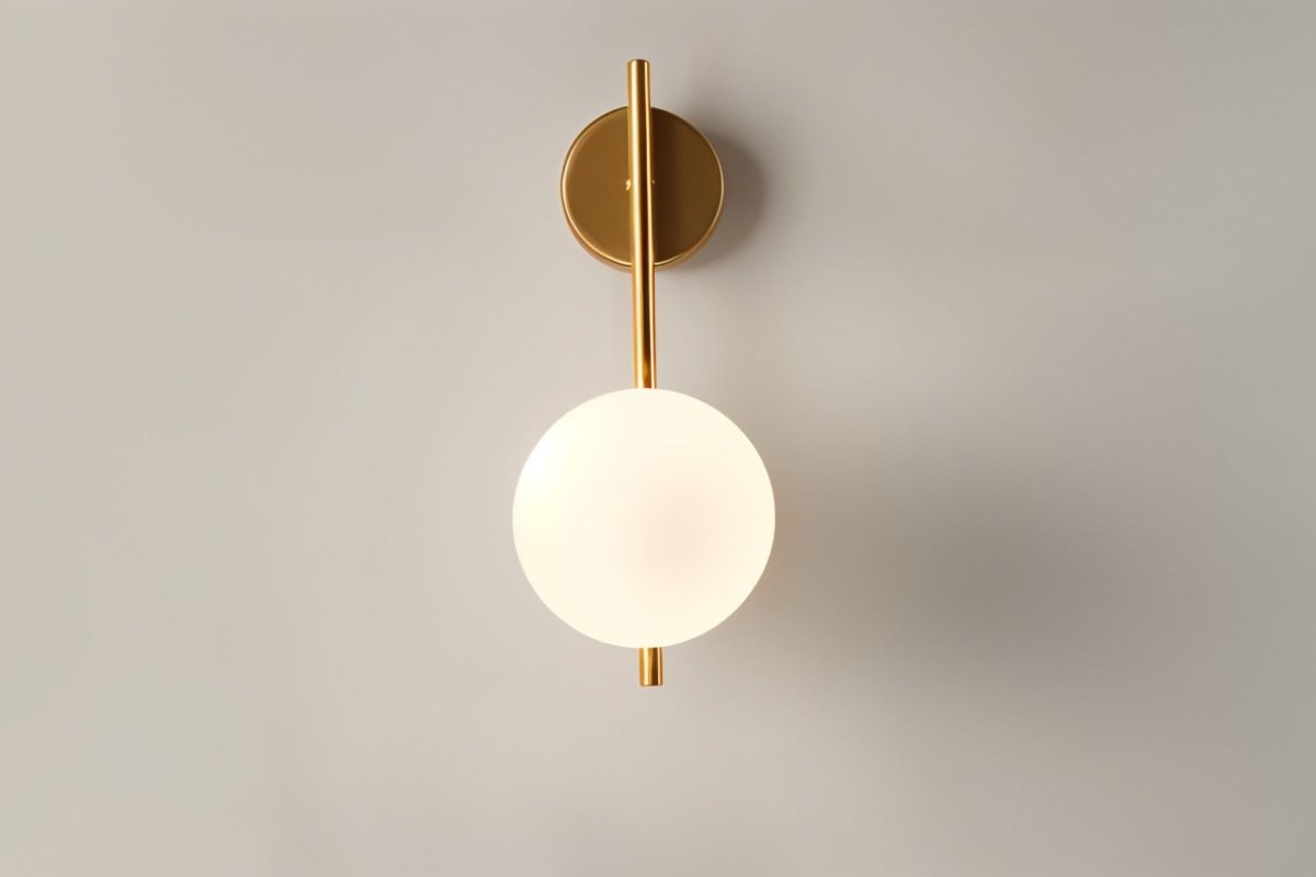 Przytulia Dom | Lampa Ścienna LED G9 – Elegancka Lampa Ścienna Metal i Szkło (Czarna/Złota)