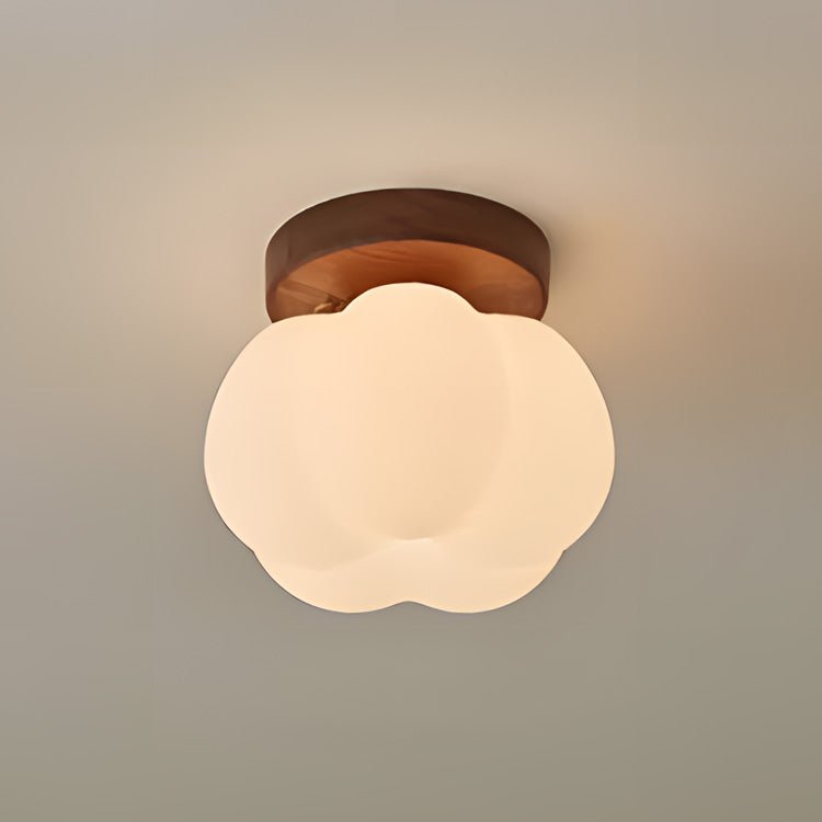 Przytulia Dom | Lampa Sufitowa LED – Dekoracyjny Plafon w Kształcie Dyni 3000K/4000K