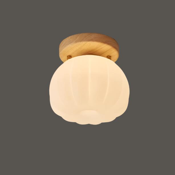 Przytulia Dom | Lampa Sufitowa LED – Dekoracyjny Plafon w Kształcie Dyni 3000K/4000K