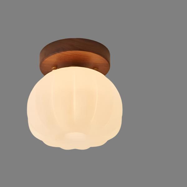 Przytulia Dom | Lampa Sufitowa LED – Dekoracyjny Plafon w Kształcie Dyni 3000K/4000K