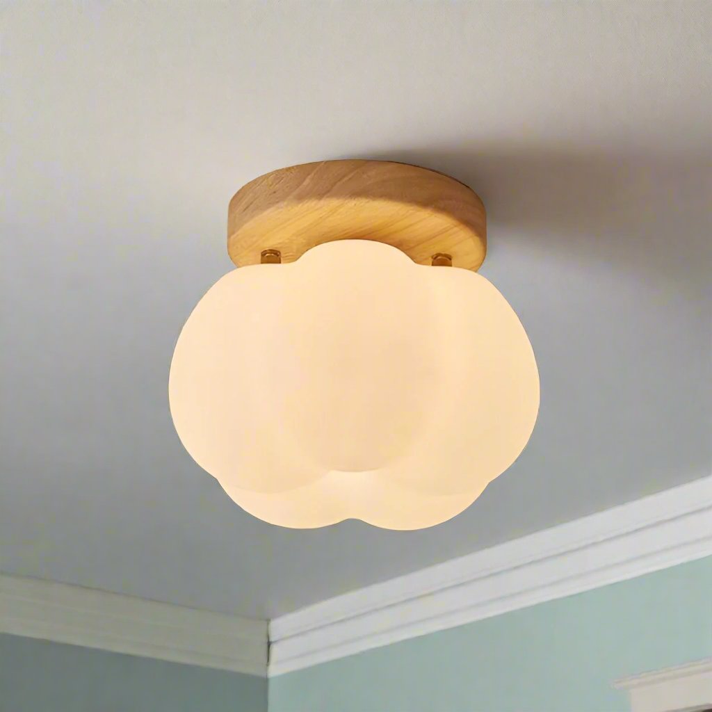 Przytulia Dom | Lampa Sufitowa LED – Dekoracyjny Plafon w Kształcie Dyni 3000K/4000K