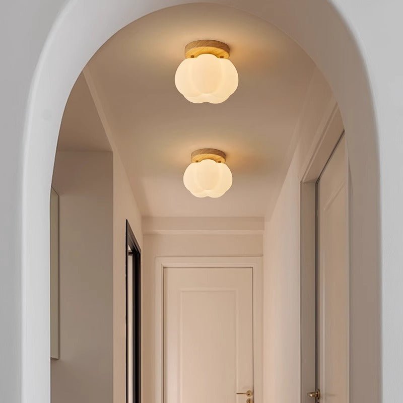 Przytulia Dom | Lampa Sufitowa LED – Dekoracyjny Plafon w Kształcie Dyni 3000K/4000K