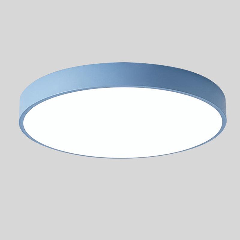 Przytulia Dom | Skandynawska Lampa Sufitowa LED Macaron Drewniana – Okrągły Plafon 23/30 cm