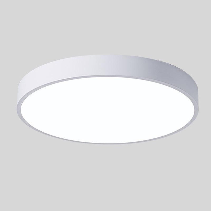 Przytulia Dom | Skandynawska Lampa Sufitowa LED Macaron Drewniana – Okrągły Plafon 23/30 cm