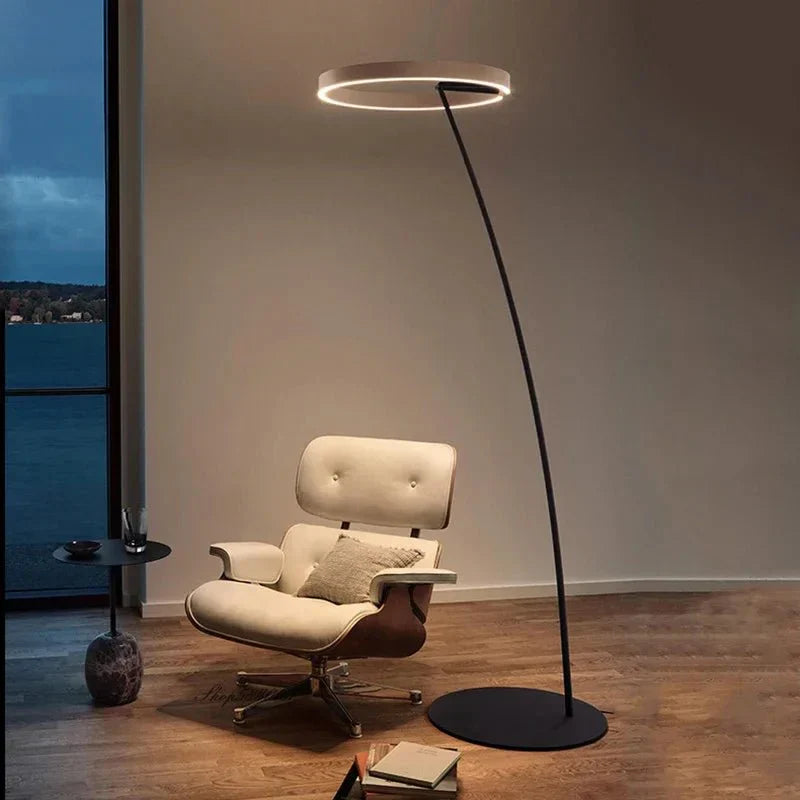 Przytulia Dom | Skandynawska Lampa Podłogowa LED E27 – Designerska Lampa Stojąca Nordic