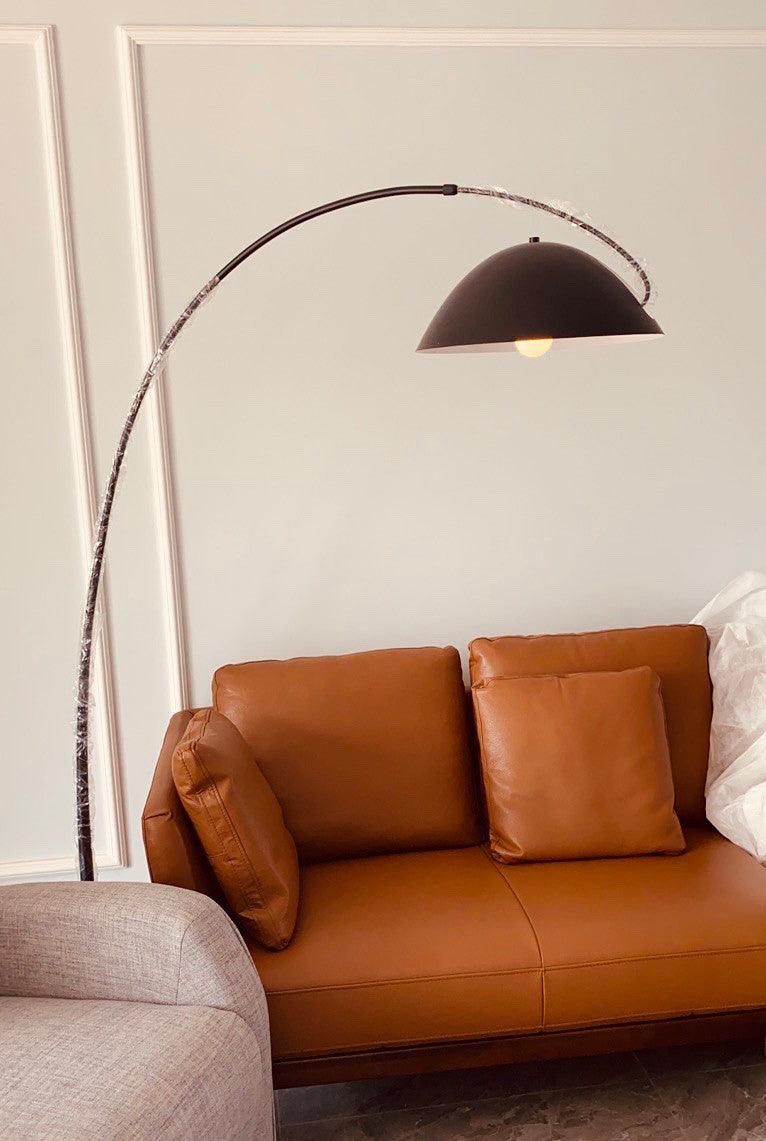 Przytulia Dom | Lampa Podłogowa Łukowa LED E27 – Skandynawska Regulowana Lampa Stojąca