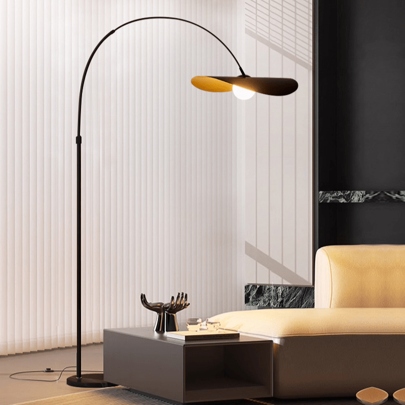 Przytulia Dom | Wabi Sabi Lampa Podłogowa LED – Designerska Lampa Stojąca Żelazo i Akryl