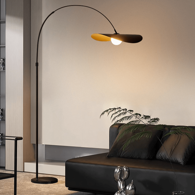Przytulia Dom | Wabi Sabi Lampa Podłogowa LED – Designerska Lampa Stojąca Żelazo i Akryl
